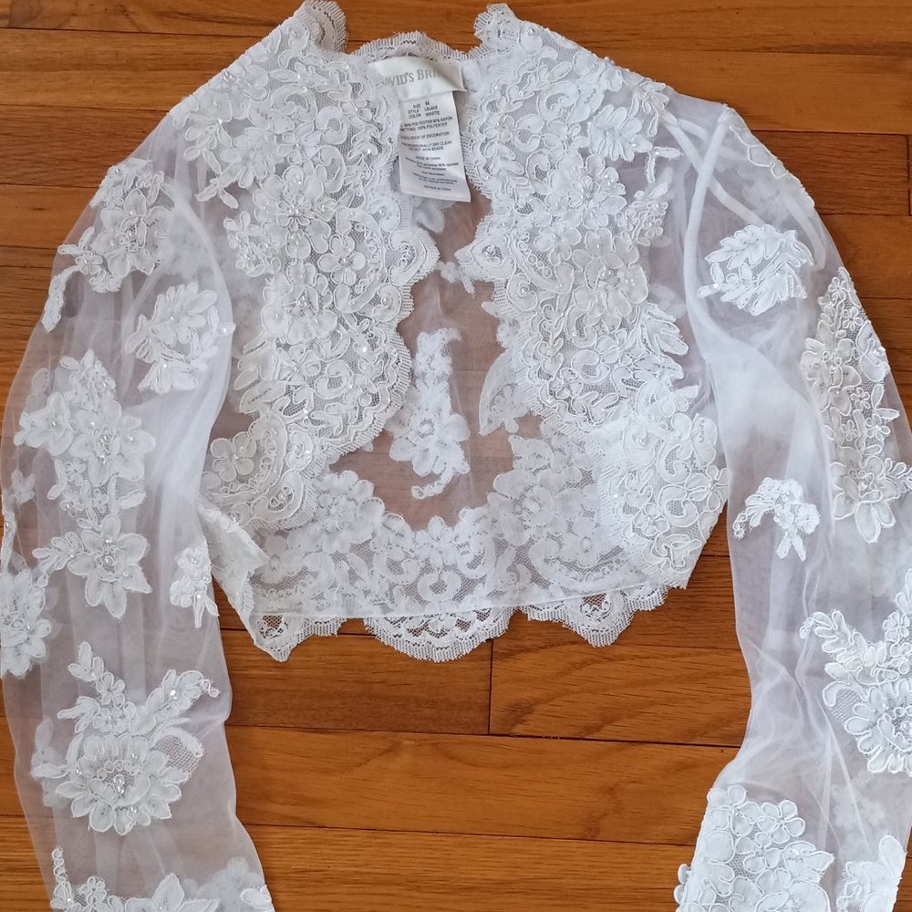 wedding dress jacket